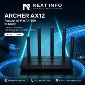 TP-Link Archer AX12 – Routeur Wi-Fi 6 AX1500 Bi-bande