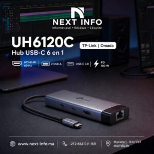 TP-Link UH6120C – Hub USB-C 6 en 1 HDMI 4K