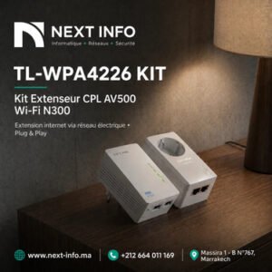 TP-Link TL-WPA4226 KIT – Extenseur CPL AV500 Wi-Fi N300