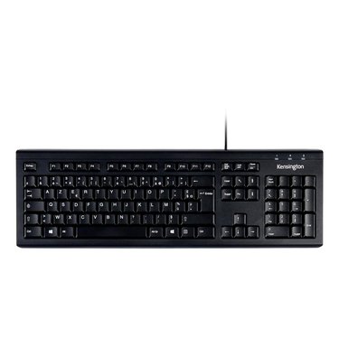 Kensington ValuKeyboard USB AZERTY France - Clavier filaire Noir