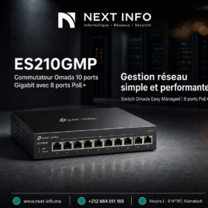 SWITCH HIKVISION 8 PORTS GIGABIT