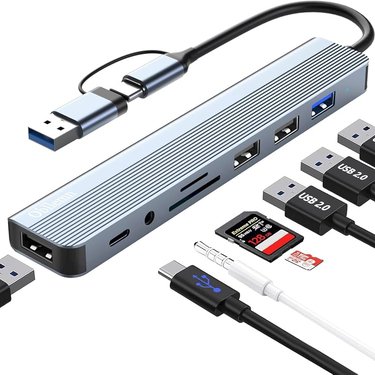 Hub USB-C et USB 3.0 8-en-1