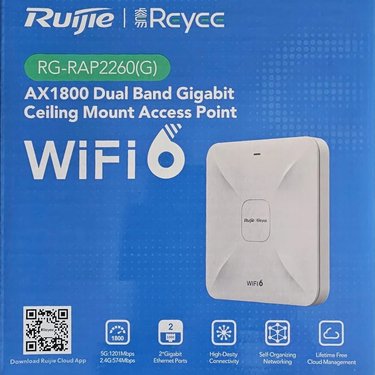 Point d'accès AX1800 WiFi6 Reyee Intérieur Dual band Gigabit
