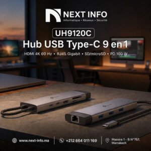 TP-Link UH9120C – Hub USB-C 9 en 1 RJ45 Gigabit SD