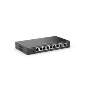 Ruijie Switch Réseau PoE compatible Cloud à 9 ports Gigabits