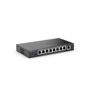 Ruijie Switch Réseau PoE compatible Cloud à 9 ports Gigabits(RG-ES209GC-P)
