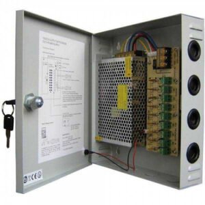 Bloc Alimentation électrique boîtier 12V5A 4CH