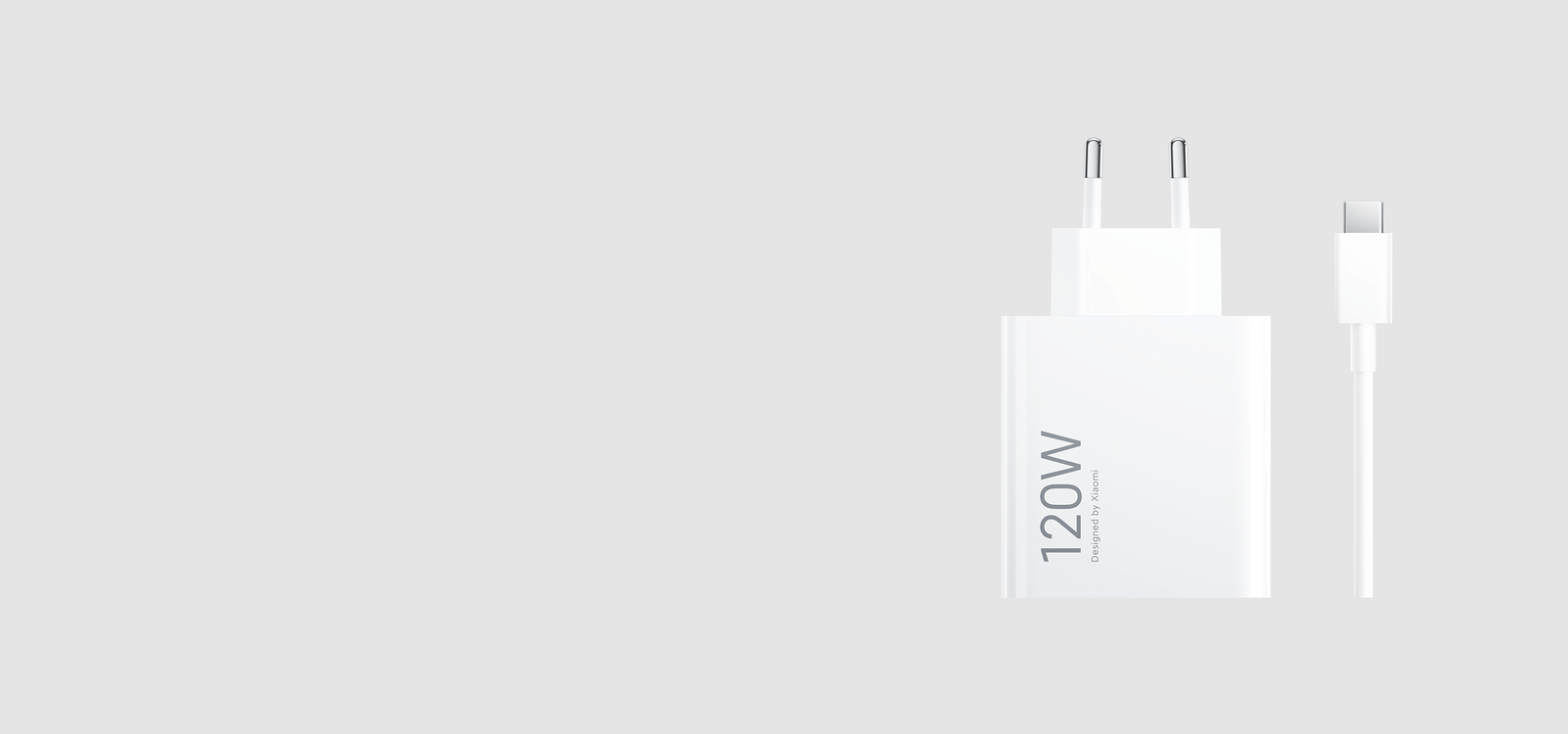 Chargeur Xiaomi 120W HyperCharge (avec câble USB-C)