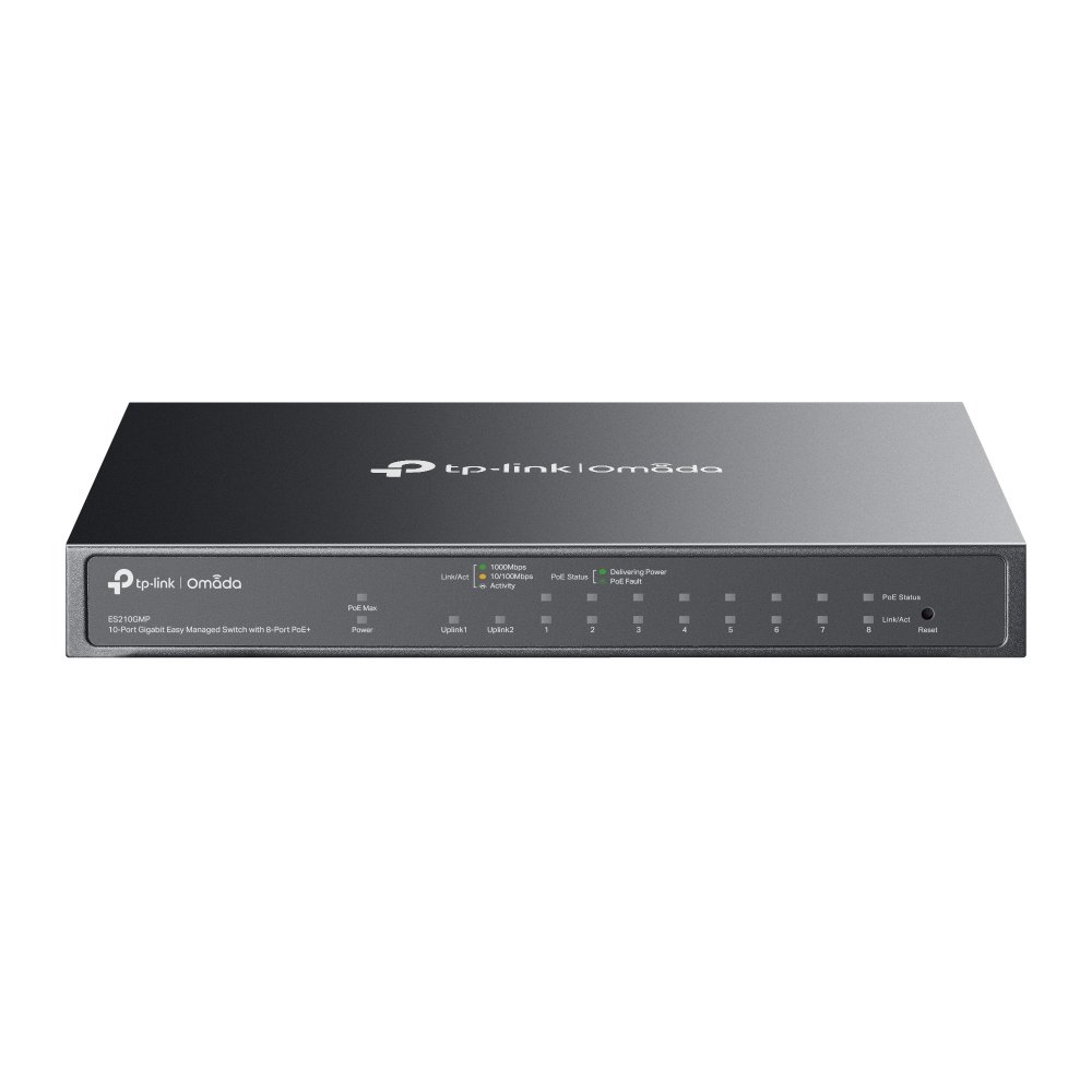 Switch TP-Link Omada ES210GMP vue de face — Next Info Marrakech