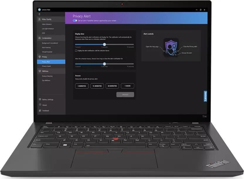 Lenovo ThinkPad T14 Gen 4 — Core i7 13e gen / 32 Go / SSD NVMe (256 Go – 1 To) / 14″ Pro – Image 5